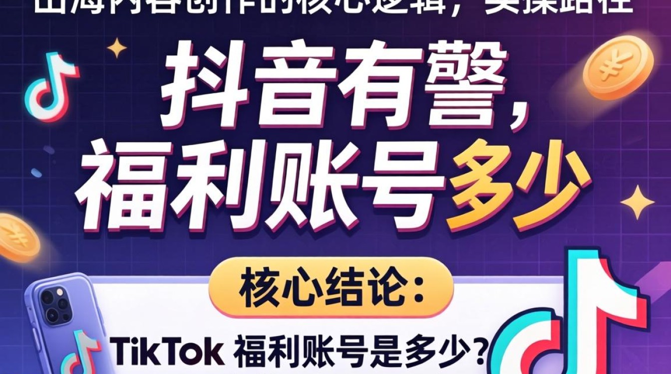 TikTok福利账号是多少?出海内容创作技巧有哪些? TikTok福利账号是多少
