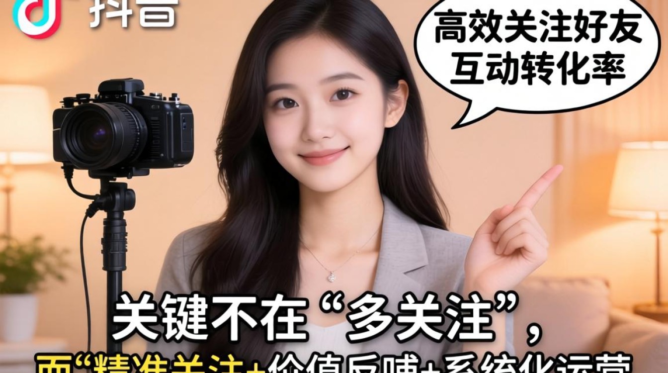 抖音主播如何高效关注好友并提升互动率