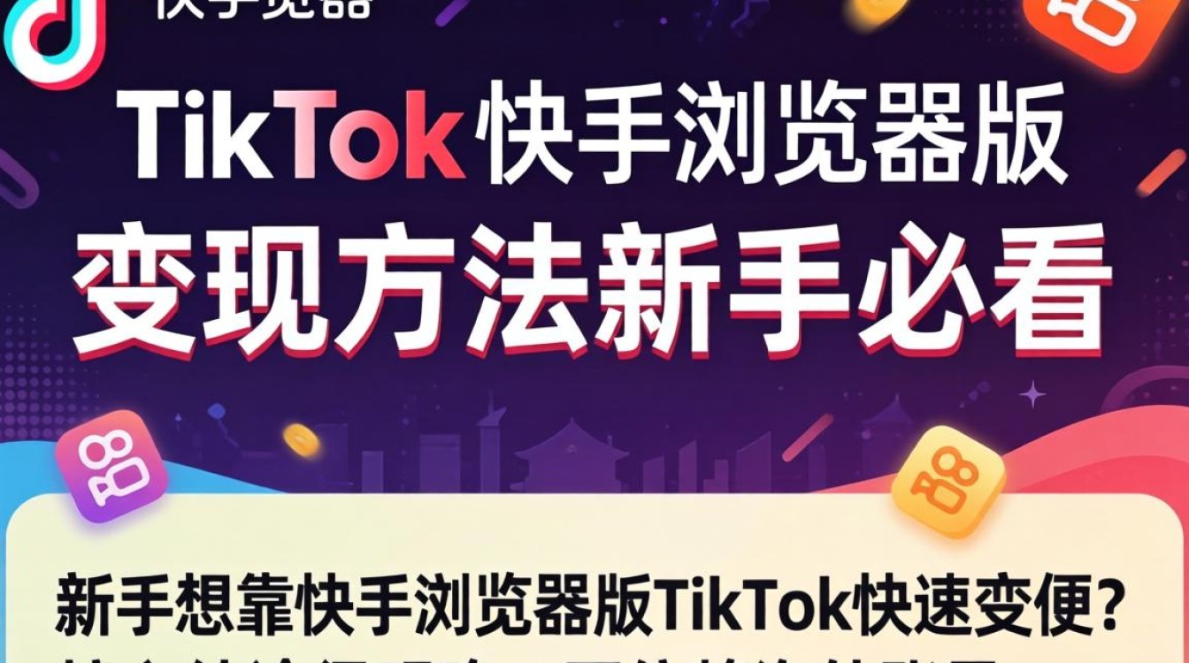 快手浏览器版TikTok怎么变现?新手必看的TikTok浏览器版变现方法 新手必看的TikTok浏览器版变现方法