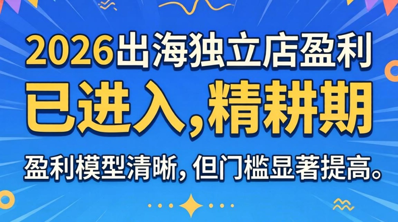 出海独立站怎么赚钱?2026年独立站出海盈利模式与实操指南 2026年独立站出海盈利模式与实操指南