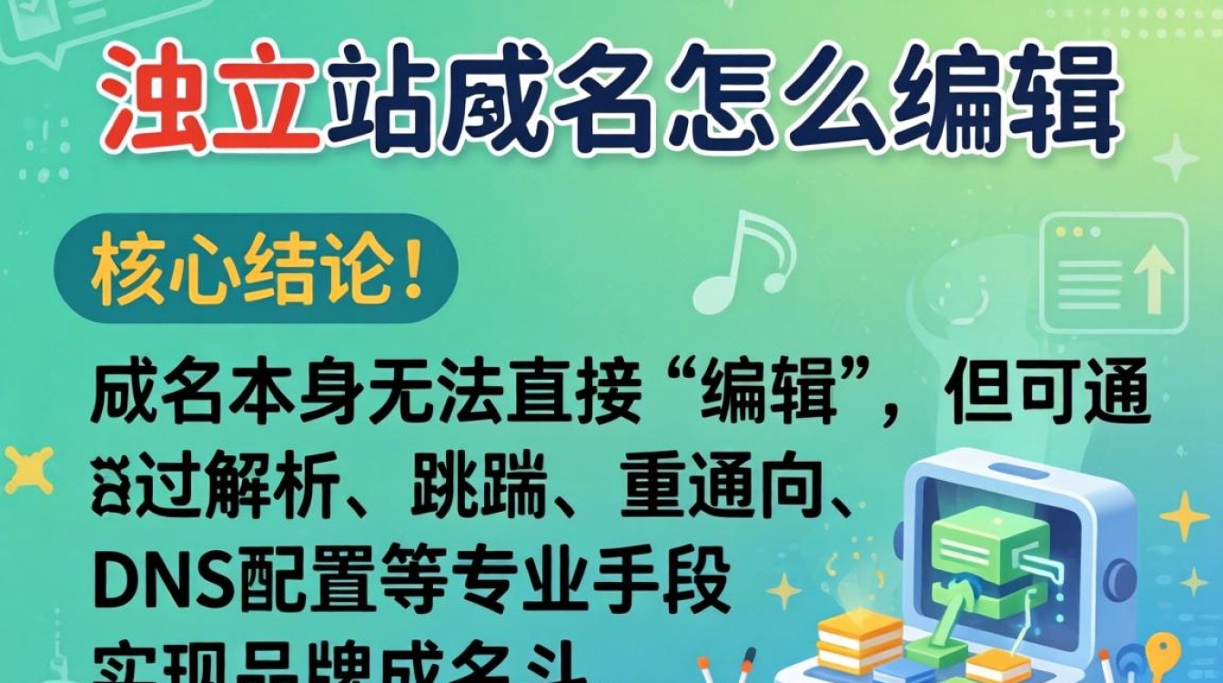 独立站域名怎么编辑