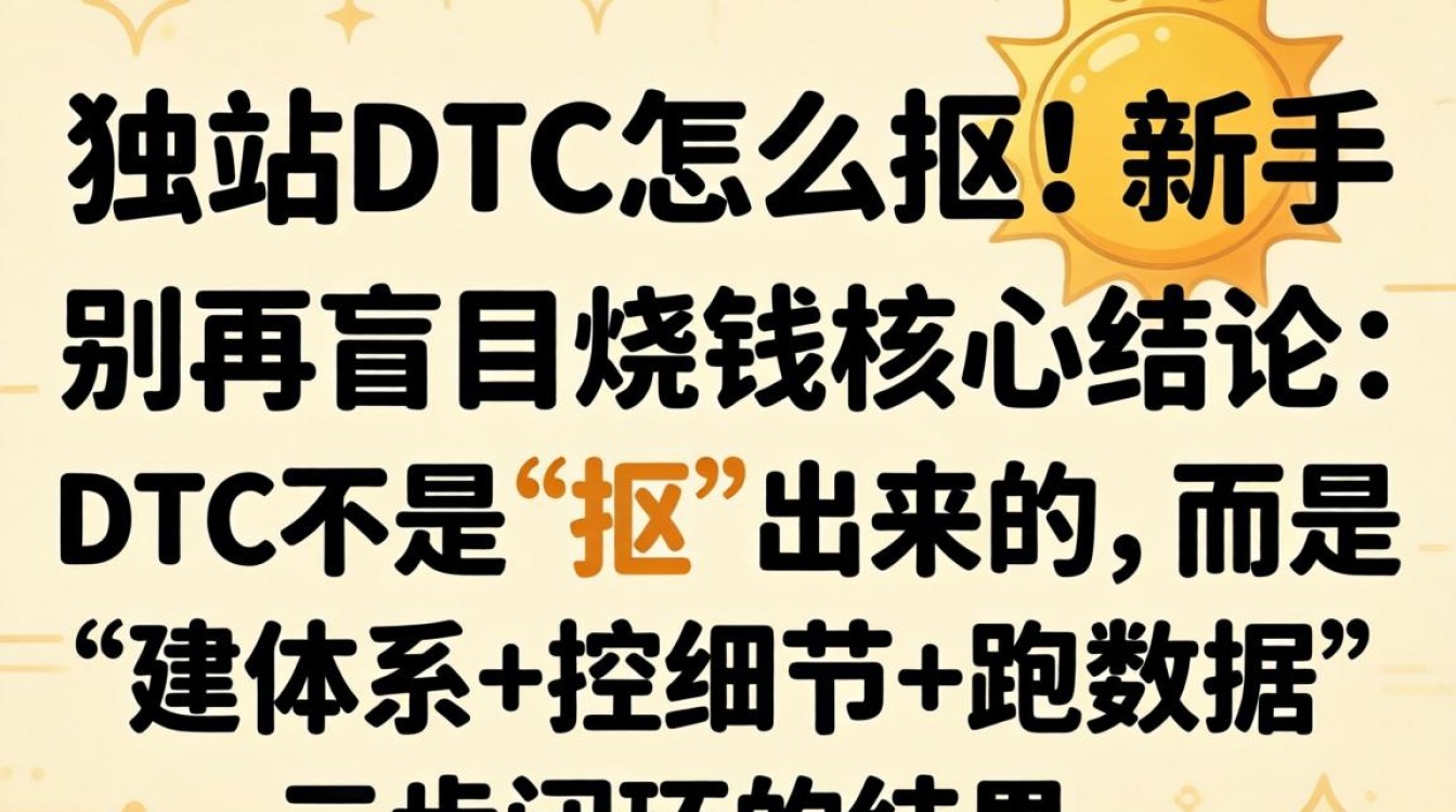 DTC独立站运营入门指南新手必读