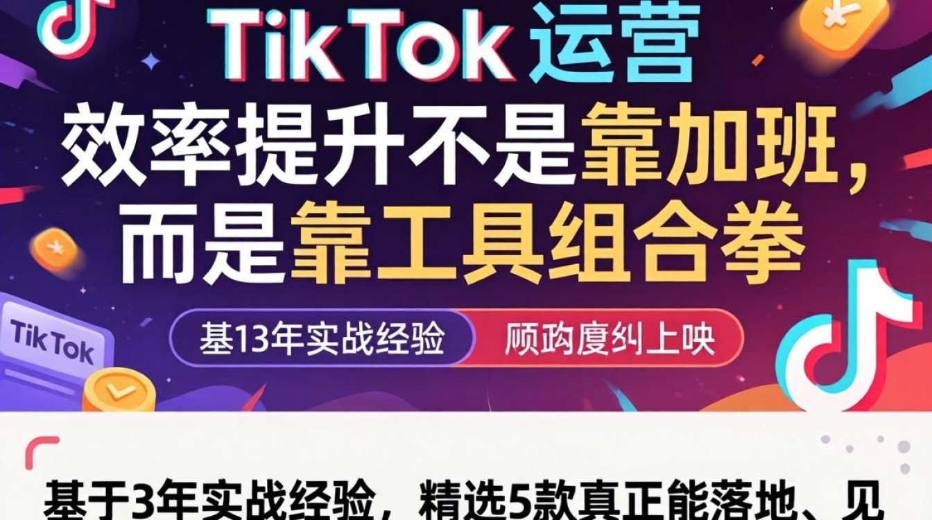 海外版TikTok老外常用运营工具推荐