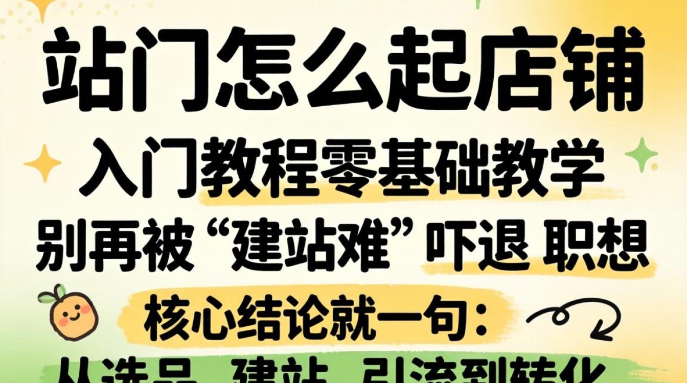 独立站怎么起店铺?零基础入门教程 独立站怎么起店铺