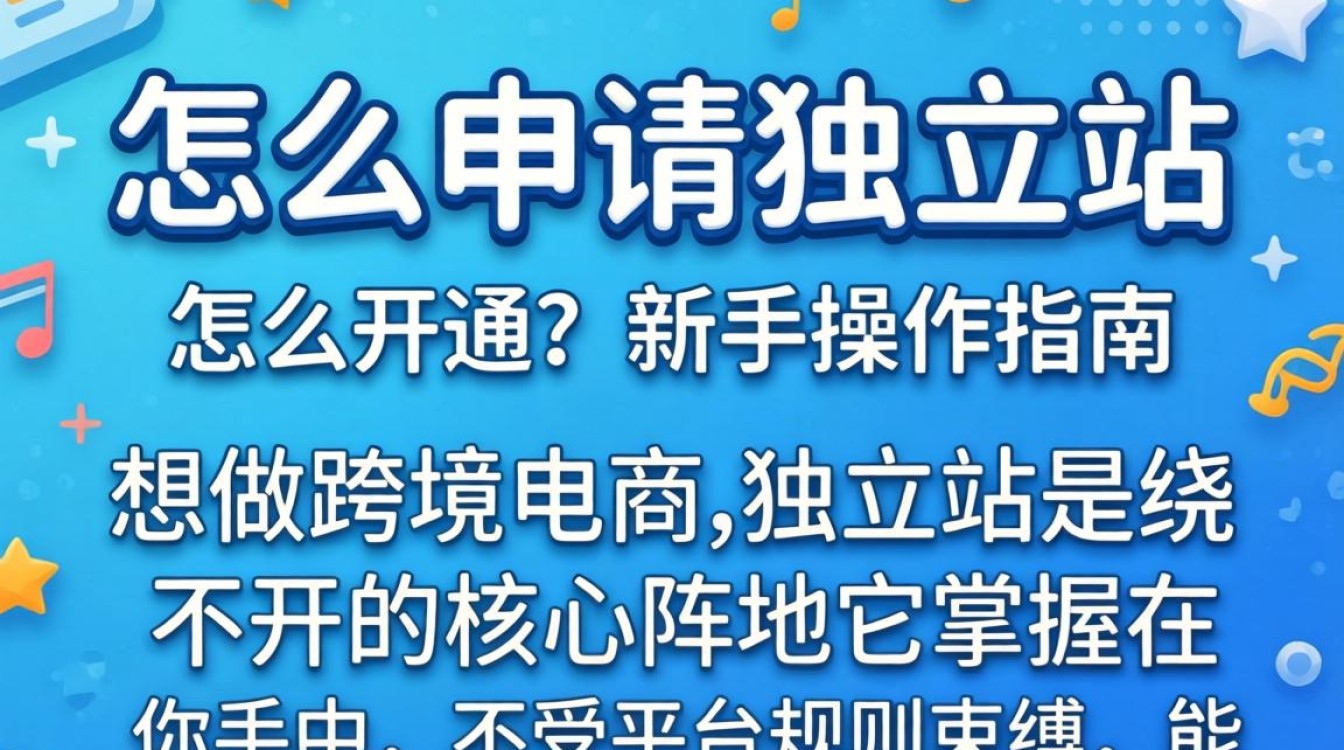 新手如何开通独立站并快速运营