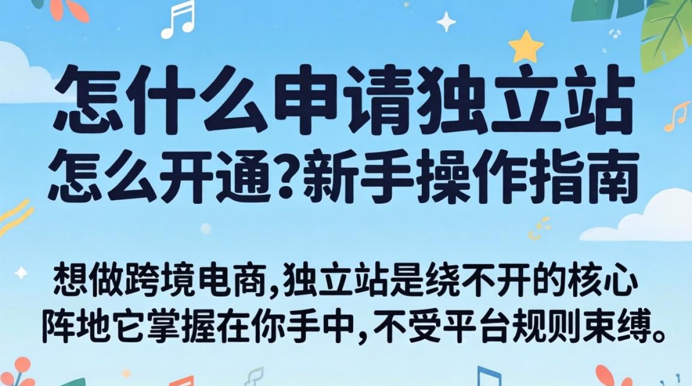 新手如何开通独立站并快速运营