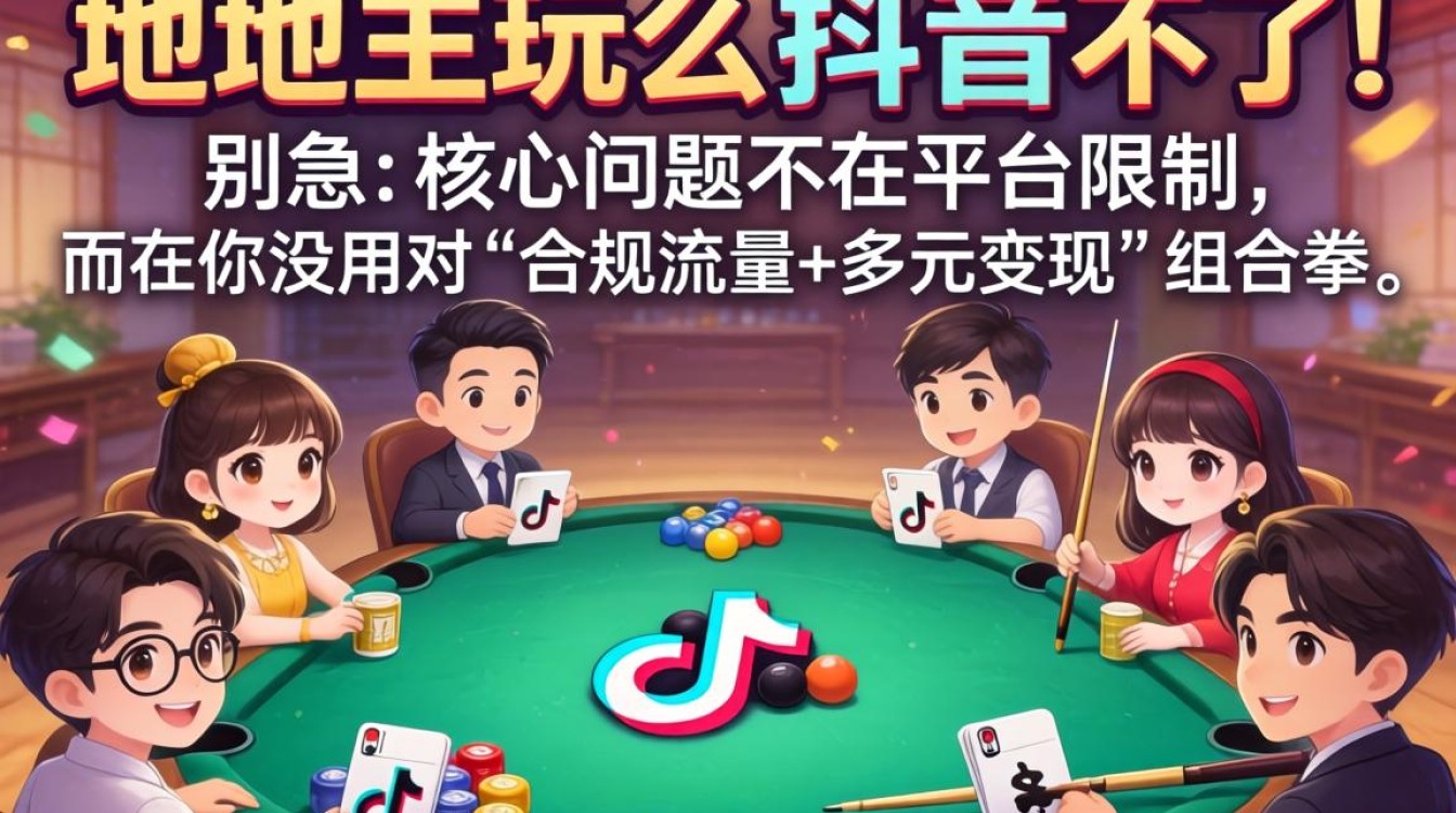 抖音斗地主变现技巧与月入过万方法