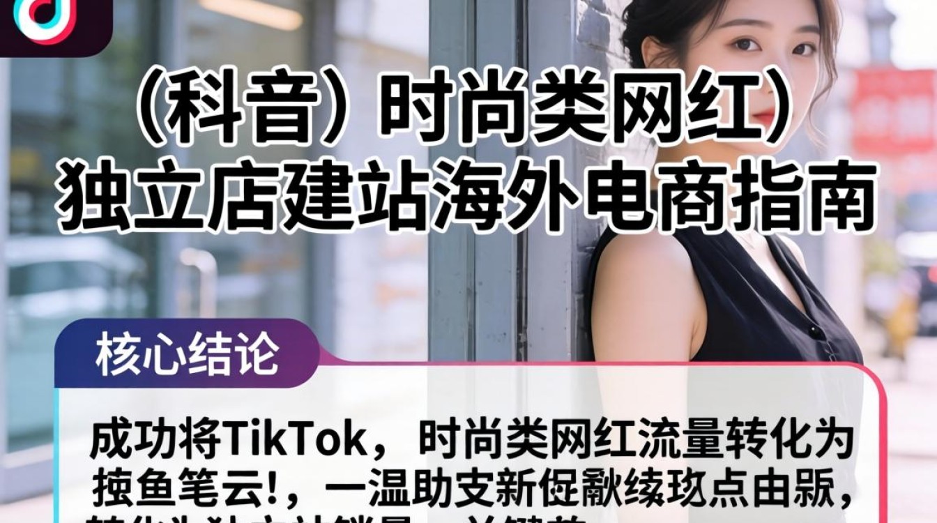 TikTok时尚类网红怎么做独立站