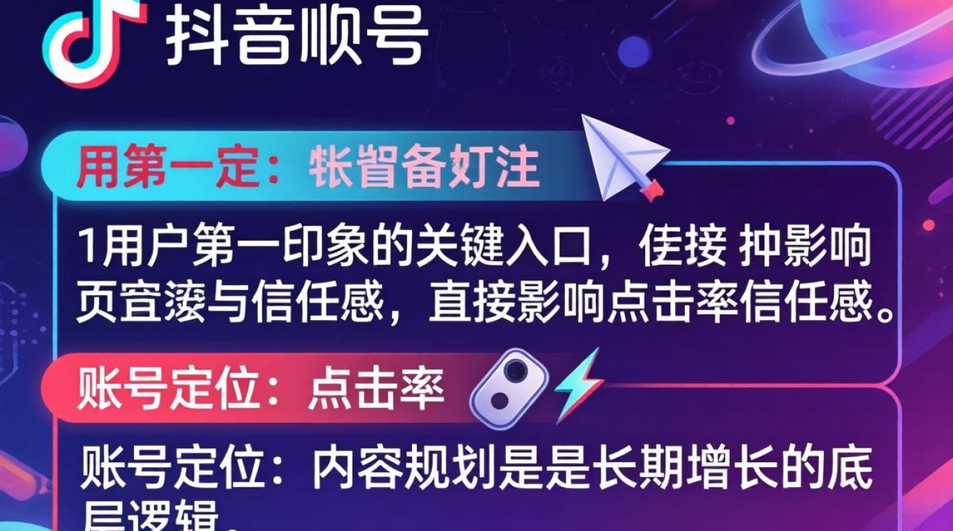 抖音账号定位与内容规划怎么做