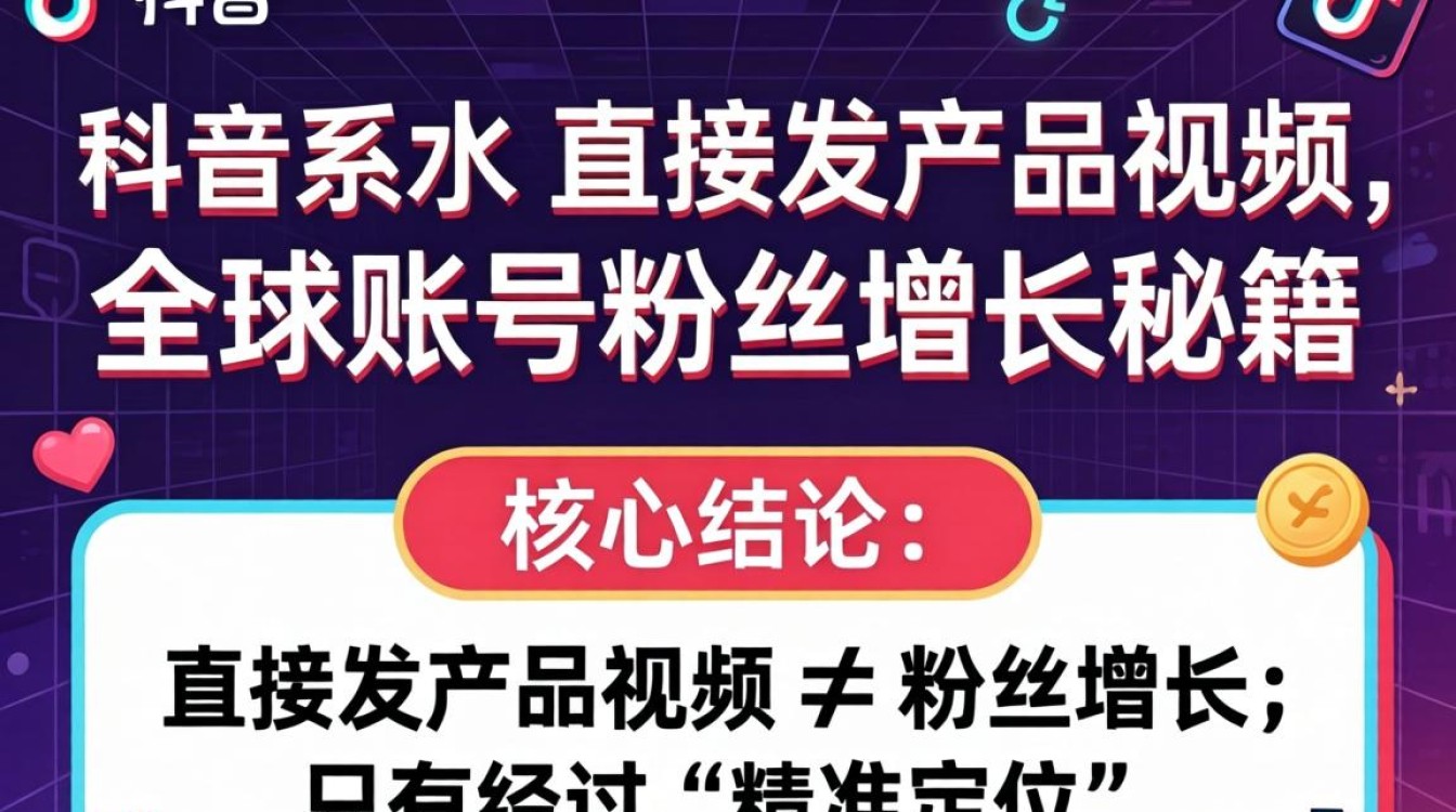 TikTok怎么直接发产品视频快速涨粉