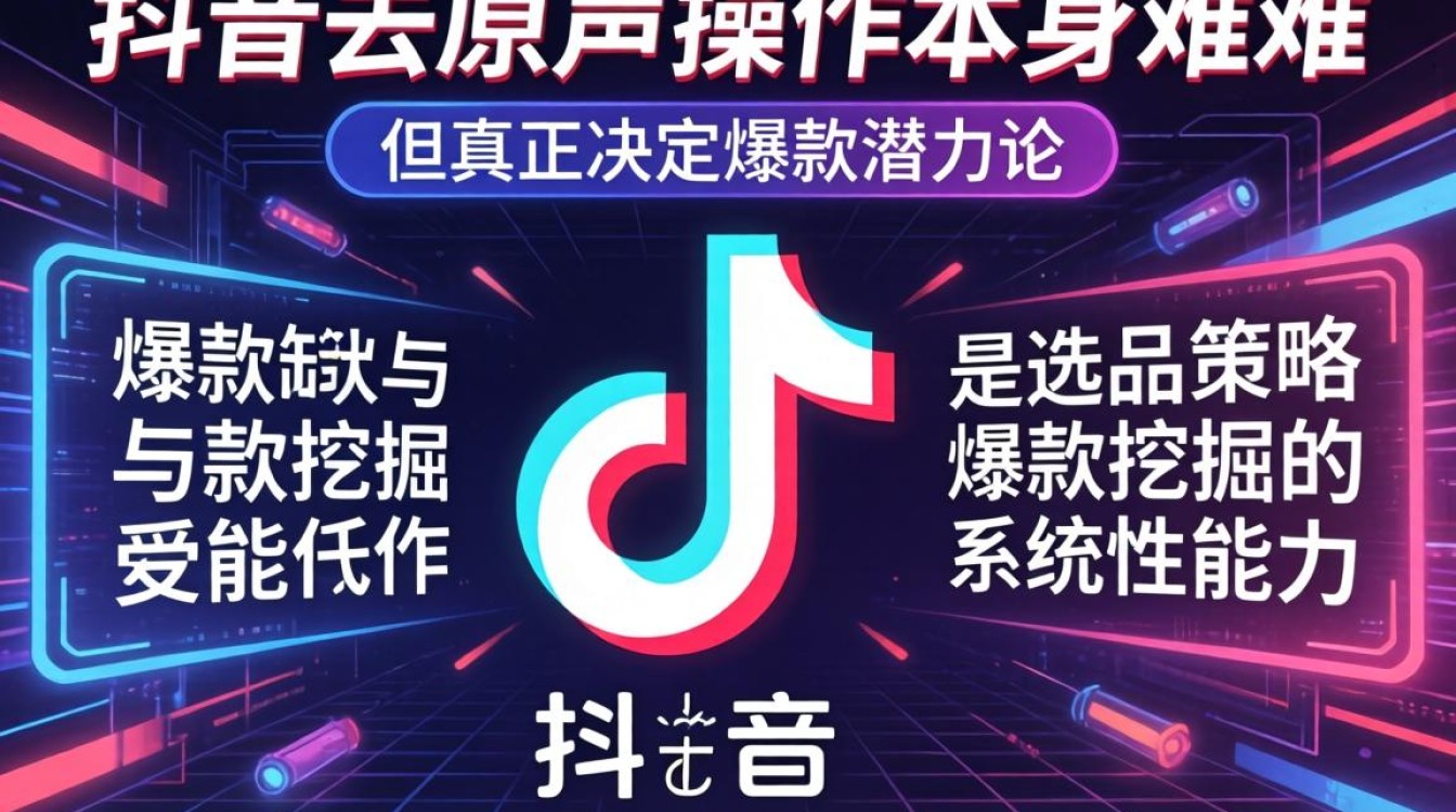 抖音作品怎么去除原声?选品策略与爆款挖掘方法 选品策略与爆款挖掘方法