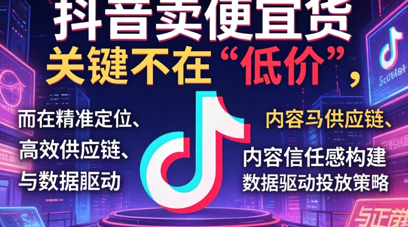 抖音卖便宜货的店铺运营与推广技巧