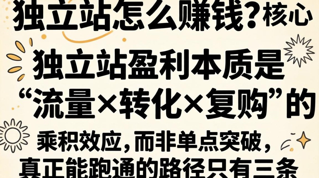 独立站电商运营从入门到精通的赚钱方法