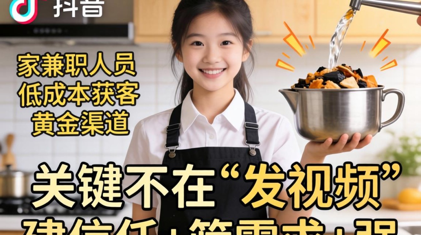 抖音家政兼职引流营销策略