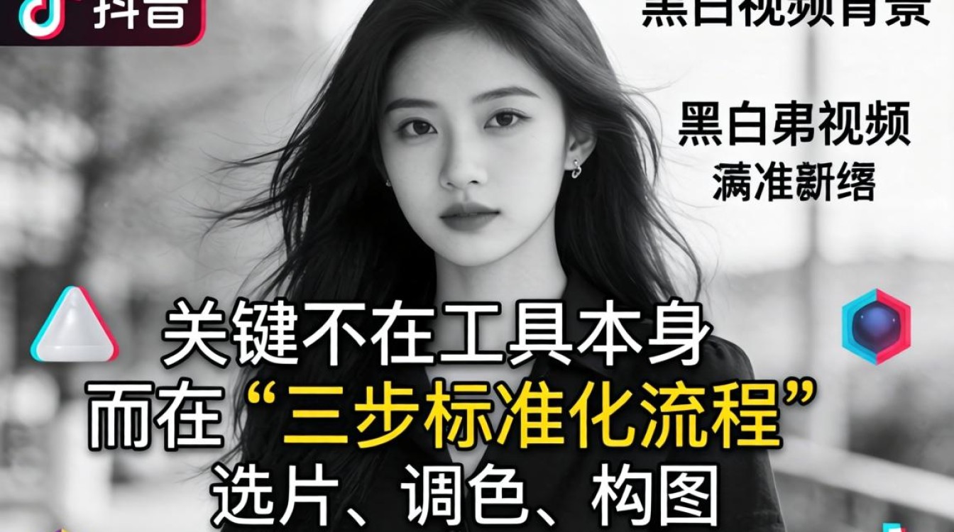 抖音黑白视频背景怎么弄?抖音黑白背景设置方法和可复制成功经验 抖音黑白背景设置方法和可复制成功经验