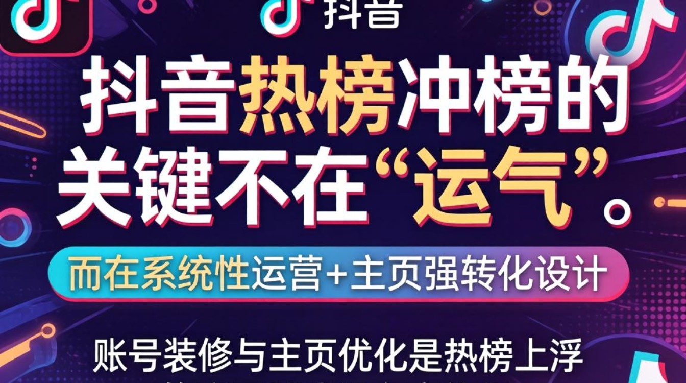 抖音热榜怎么上去的高?账号装修与主页优化技巧 账号装修与主页优化技巧