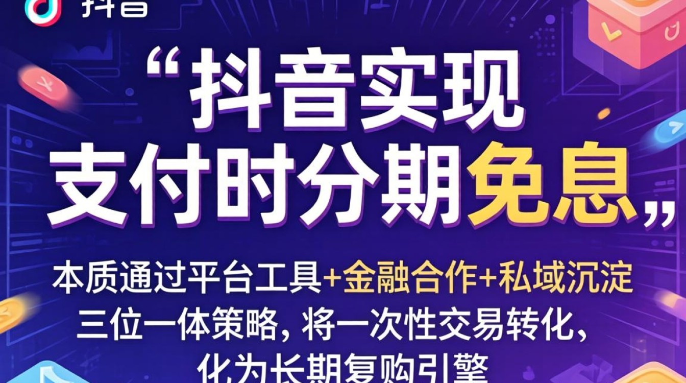 抖音分期免息操作方法及私域变现技巧