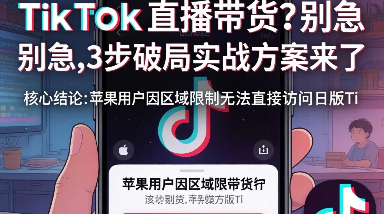 日版TikTok直播带货实战技巧教程
