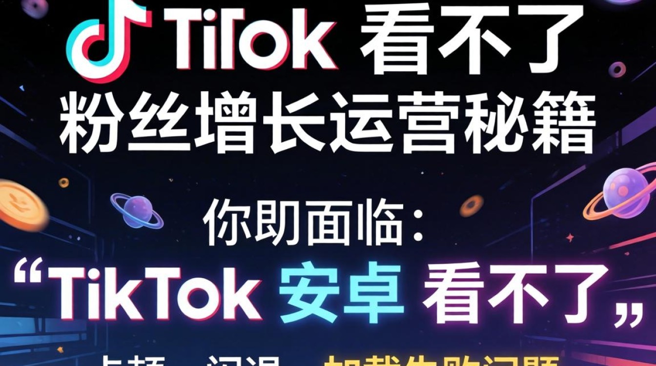 TikTok安卓看不了怎么办?TikTok安卓无法观看粉丝增长运营秘籍 TikTok安卓无法观看粉丝增长运营秘籍