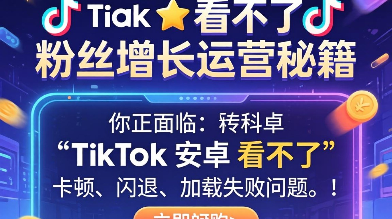 TikTok安卓看不了怎么办?TikTok安卓无法观看粉丝增长运营秘籍 TikTok安卓无法观看粉丝增长运营秘籍
