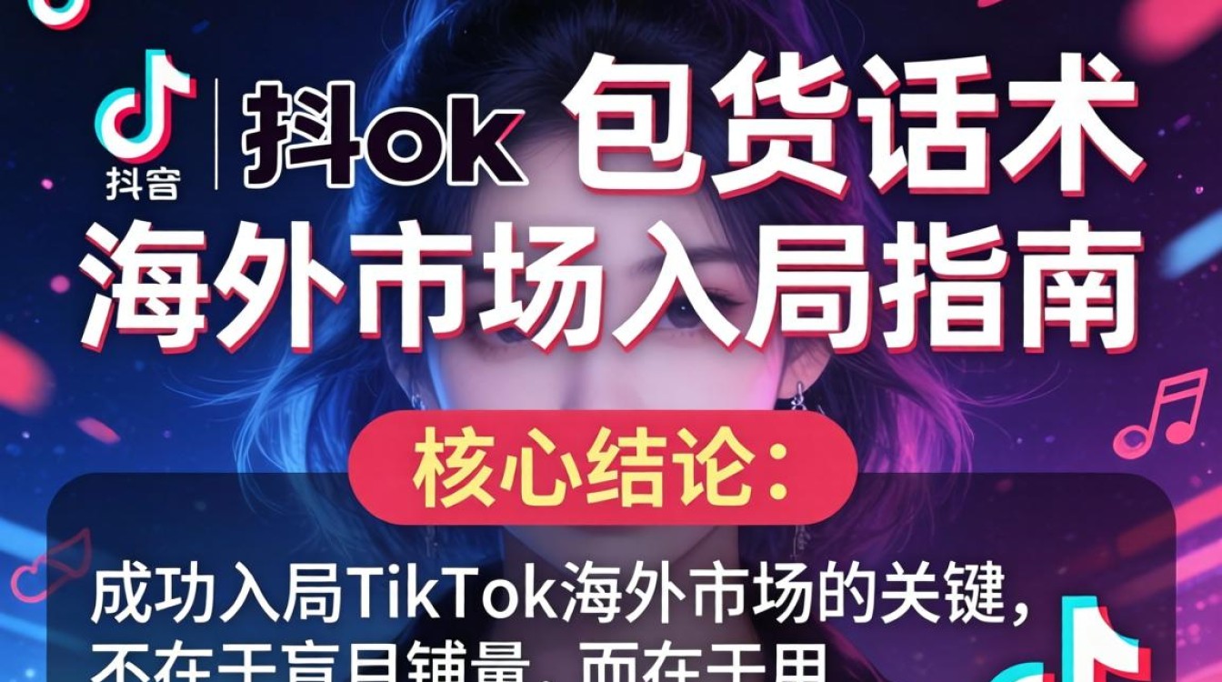 TikTok海外包货话术模板与入局指南