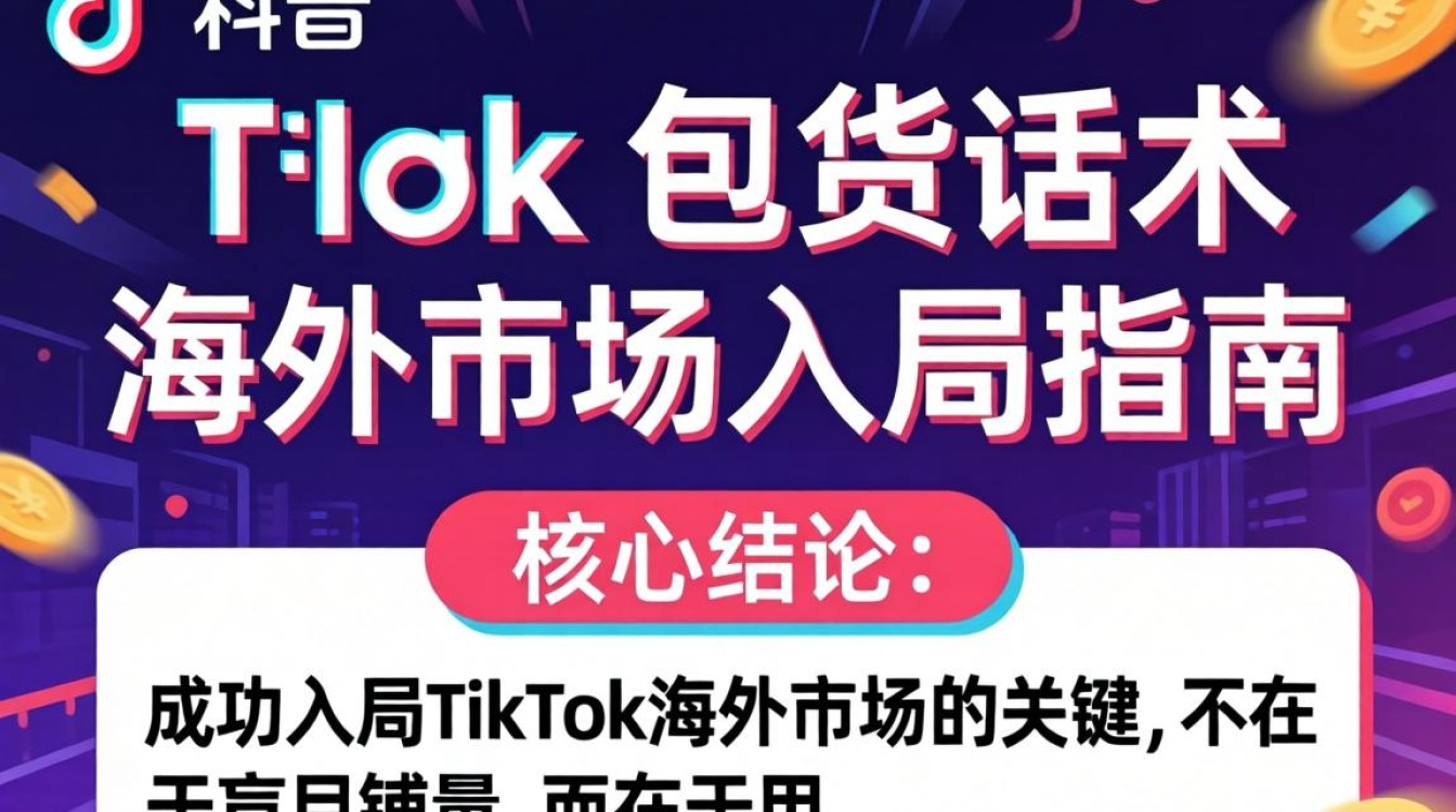 TikTok海外包货话术模板与入局指南