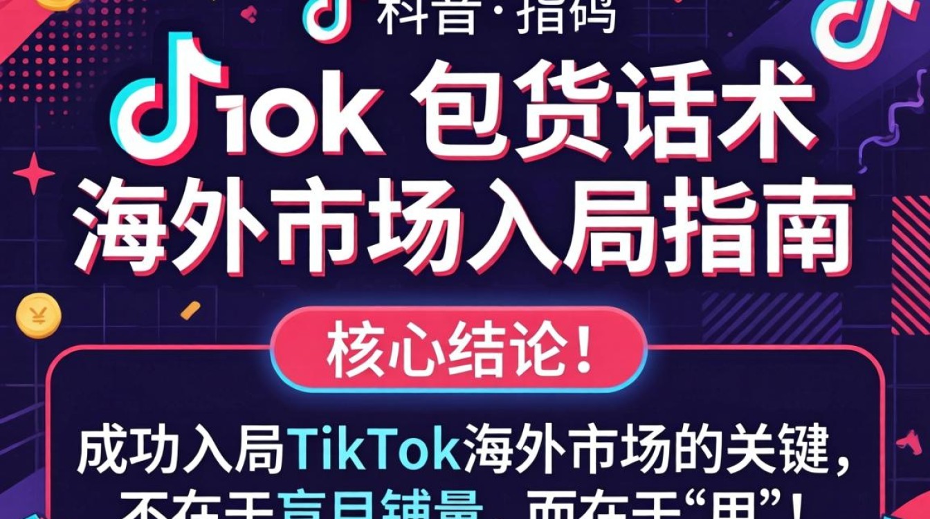 TikTok海外包货话术模板与入局指南