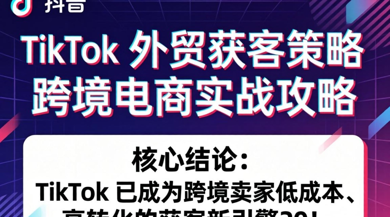 跨境电商TikTok爆款视频引流实战策略
