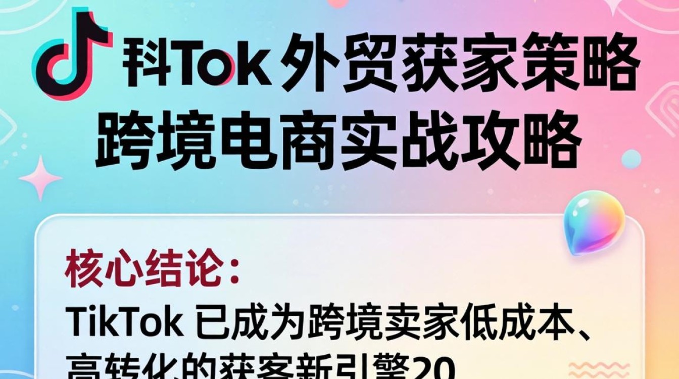 跨境电商TikTok爆款视频引流实战策略