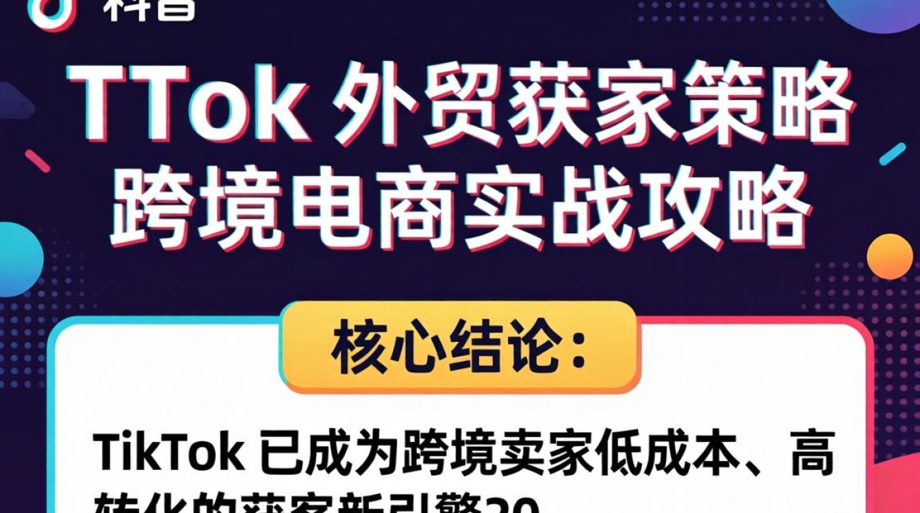 跨境电商TikTok爆款视频引流实战策略