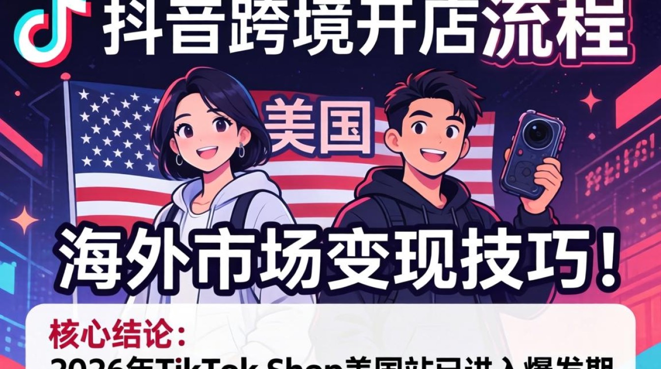 TikTok美国跨境开店流程是什么?TikTok海外开店变现技巧 TikTok美国跨境开店流程是什么