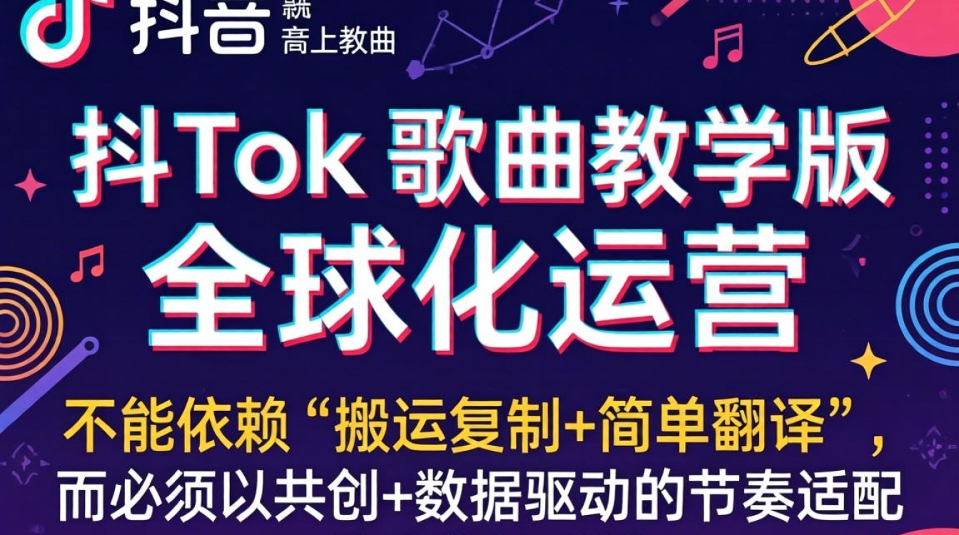 TikTok歌曲教学版如何实现全球化运营