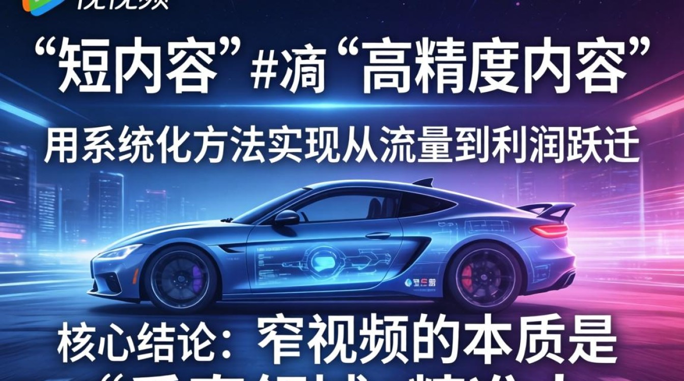 窄视频高级变现玩法突破增长瓶颈