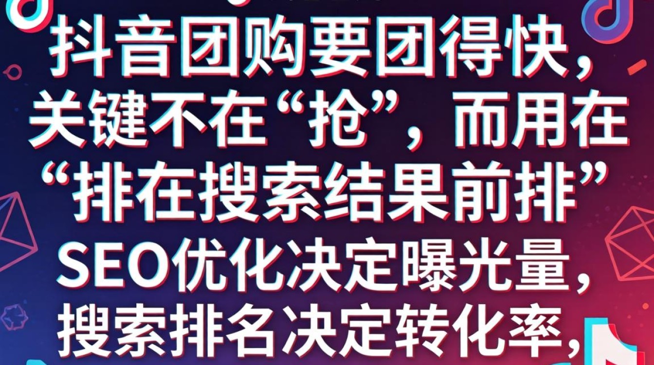 抖音团购快速下单技巧SEO优化