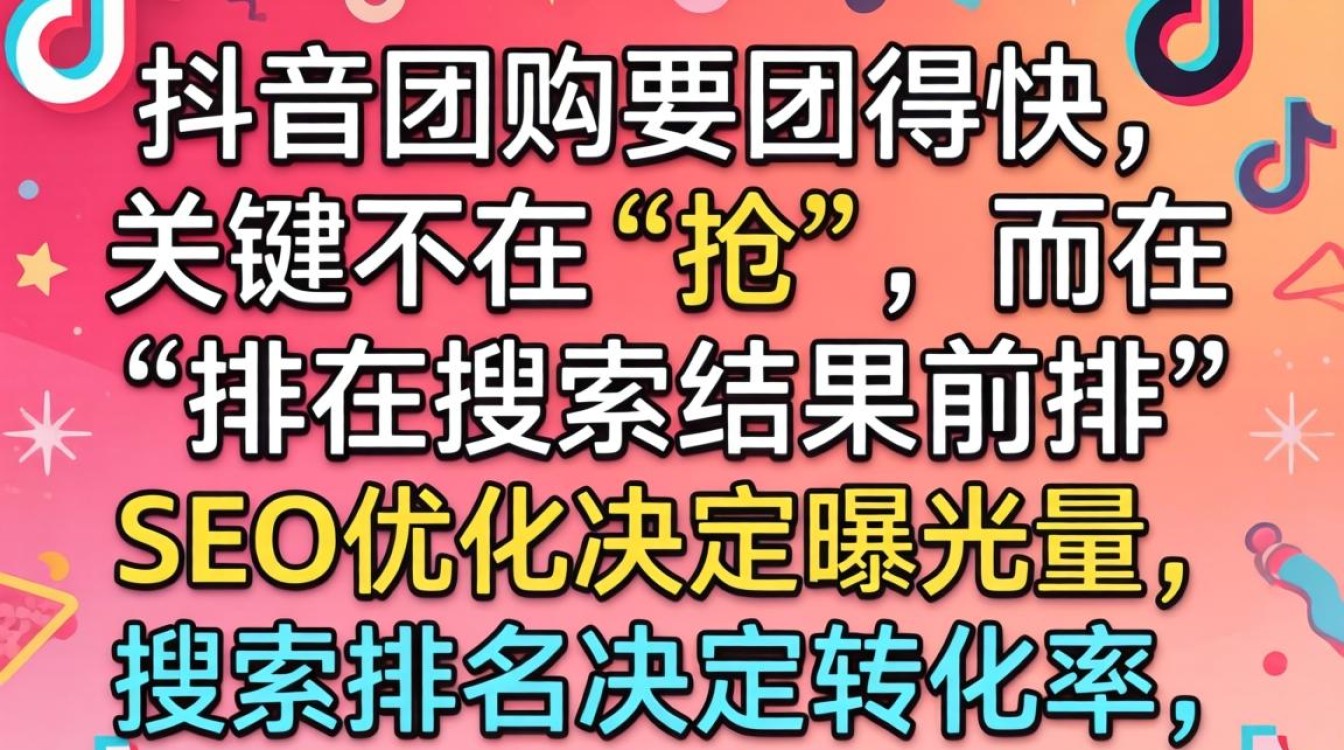 抖音团购快速下单技巧SEO优化