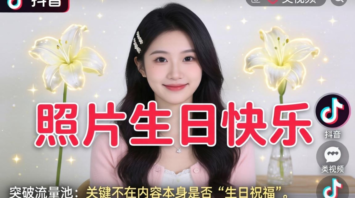 抖音生日快乐照片拍摄技巧与流量提升方法