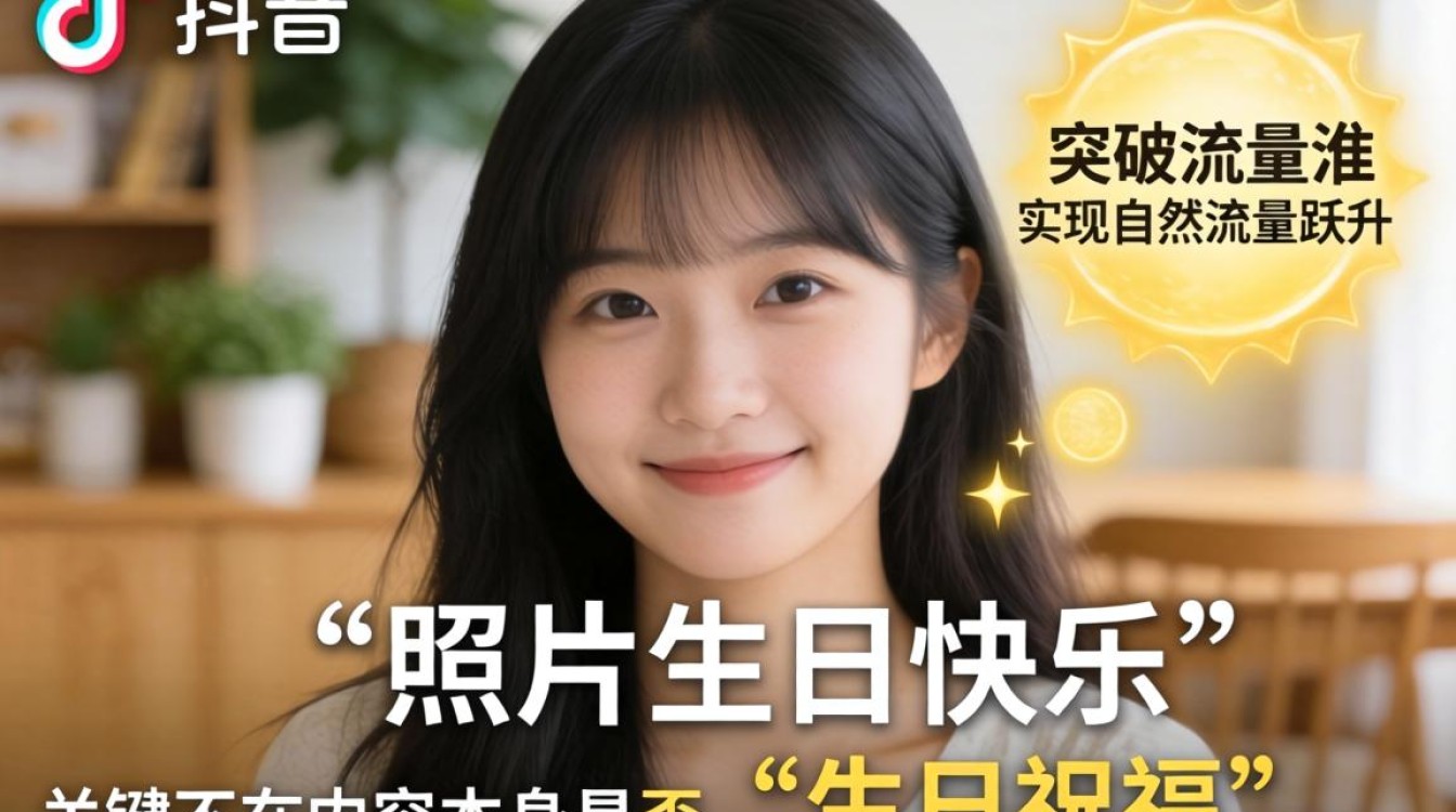 抖音生日快乐照片拍摄技巧与流量提升方法
