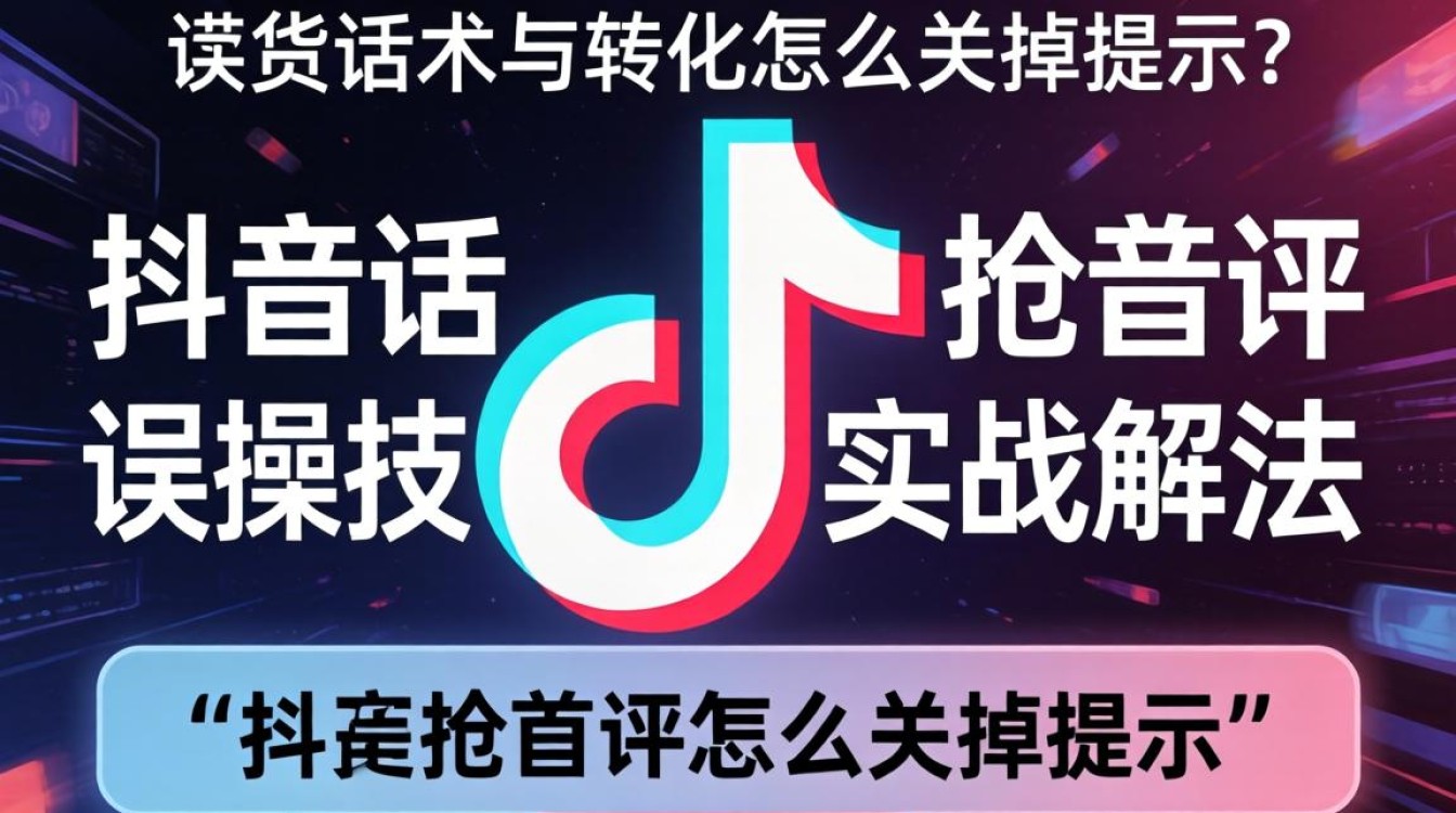 抖音抢首评怎么关掉提示?带货话术与转化技巧有哪些? 带货话术与转化技巧有哪些