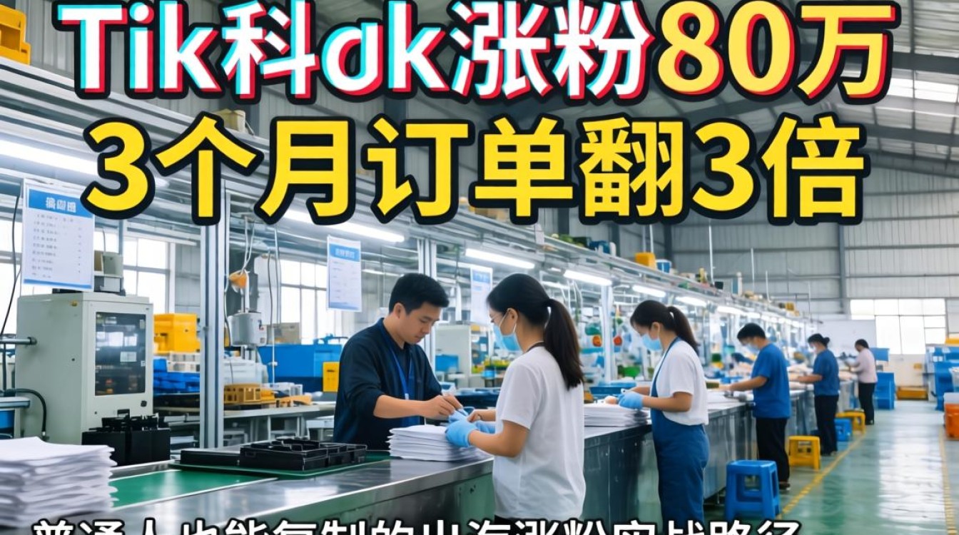 普通人如何用快手+TikTok出海涨粉?佛山工厂出海案例涨粉秘籍 佛山工厂出海案例涨粉秘籍