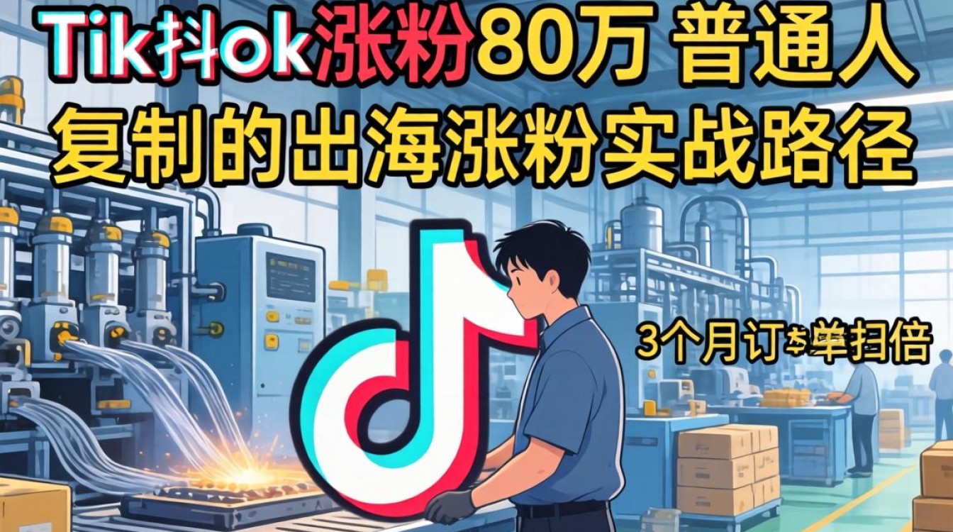 普通人如何用快手+TikTok出海涨粉?佛山工厂出海案例涨粉秘籍 佛山工厂出海案例涨粉秘籍