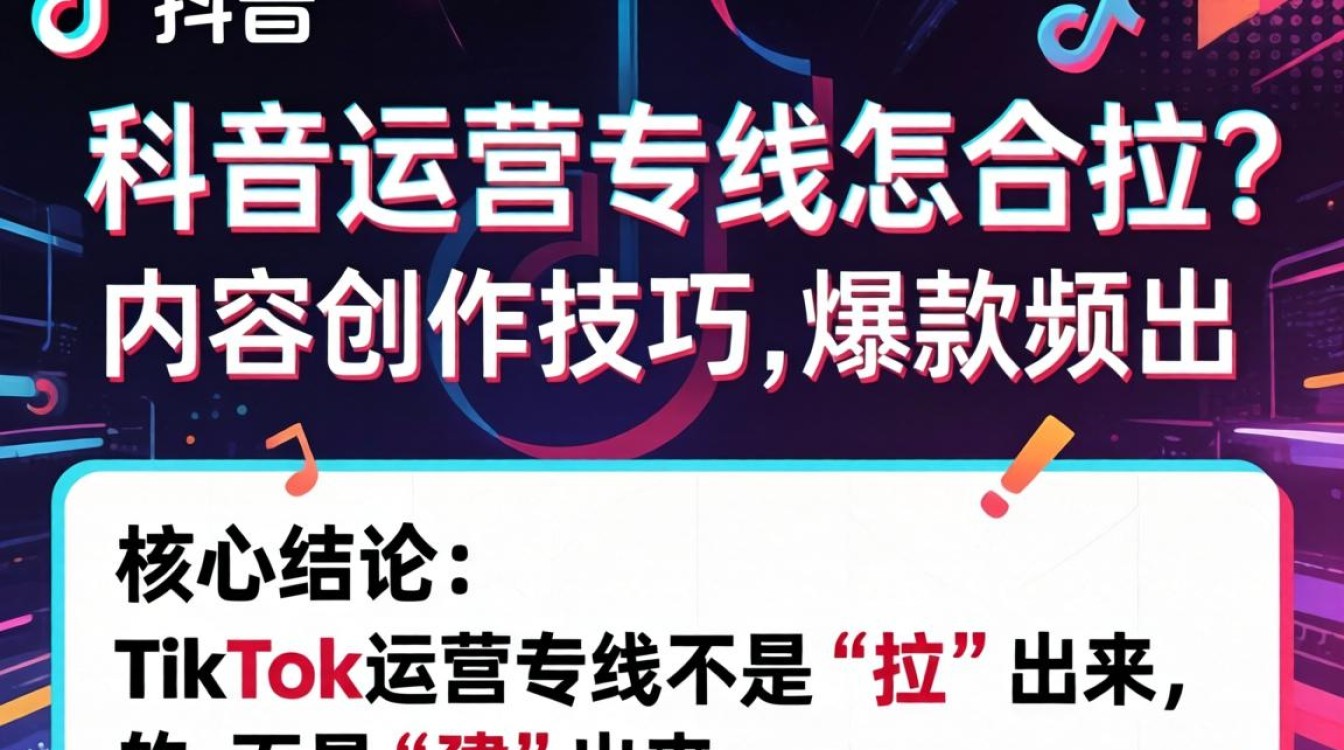 TikTok运营专线怎么拉?TikTok爆款内容创作技巧 TikTok爆款内容创作技巧