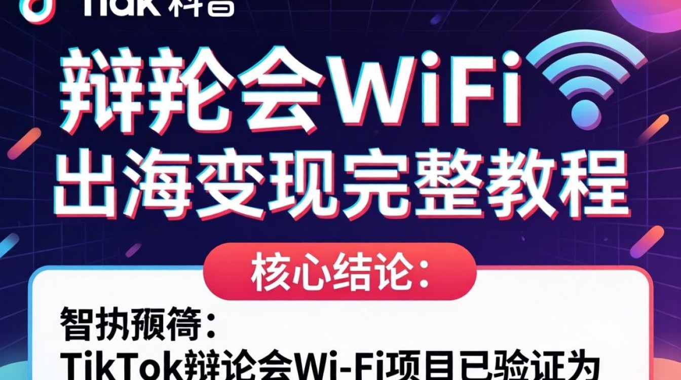 TikTok辩论会怎么用WiFi出海变现