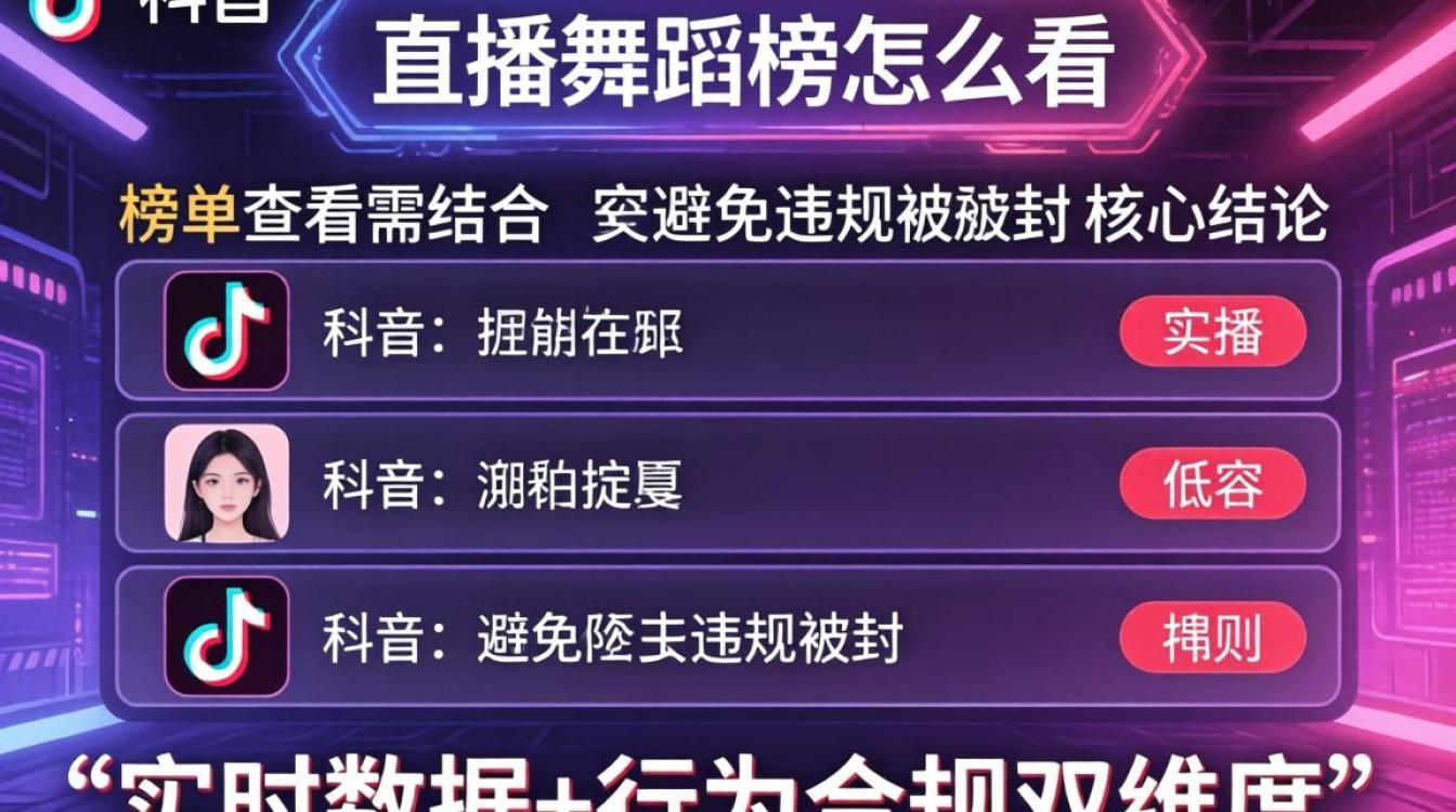 抖音直播舞蹈榜怎么看