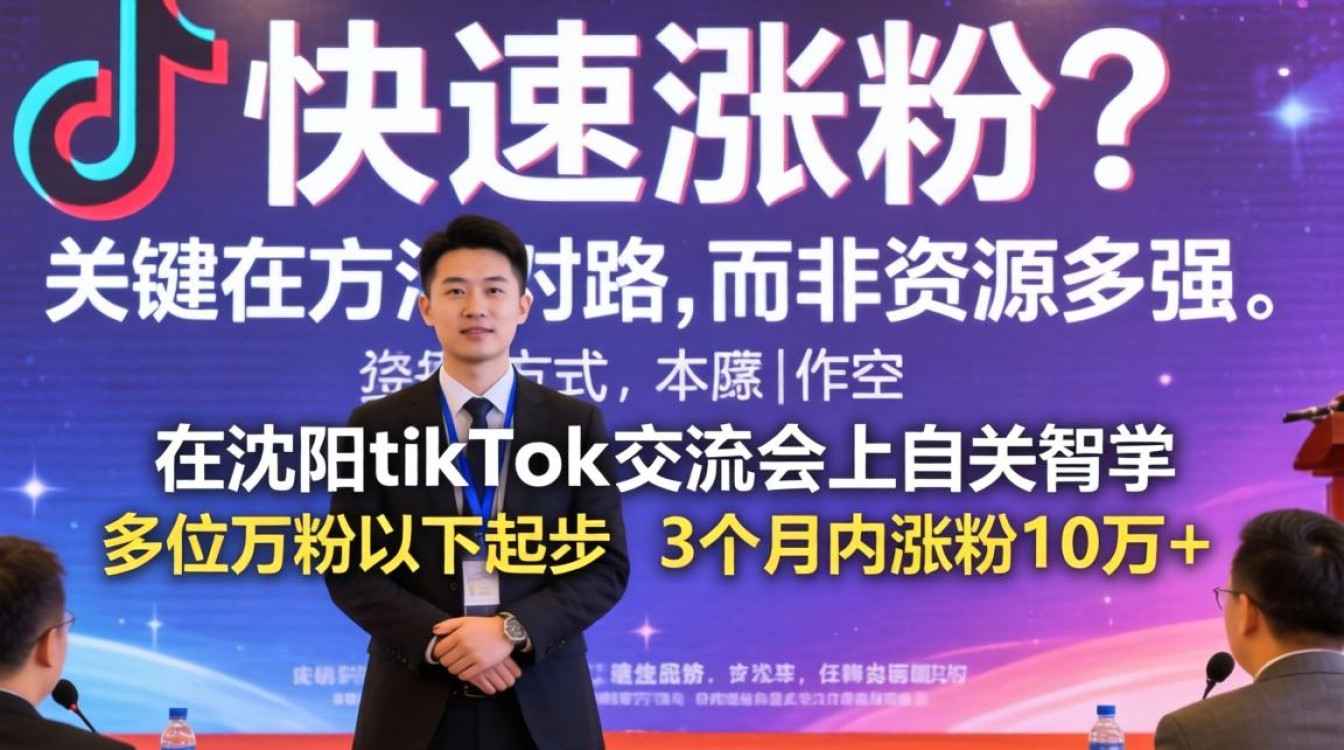快手沈阳tiktok交流会涨粉秘籍普通人能学会吗