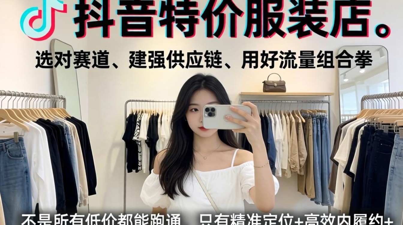 抖音特价服装店怎么开