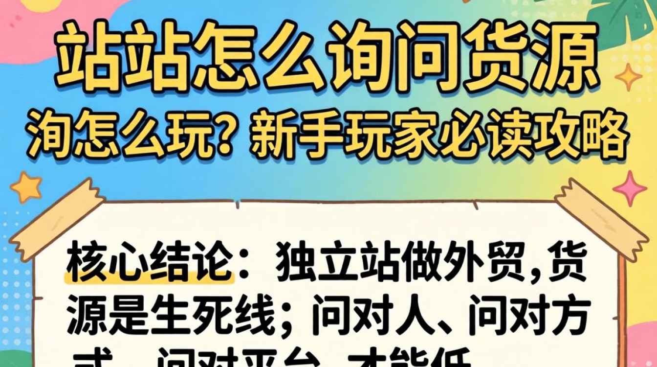 独立站怎么询问货源?独立站新手如何高效获取可靠货源 独立站新手如何高效获取可靠货源