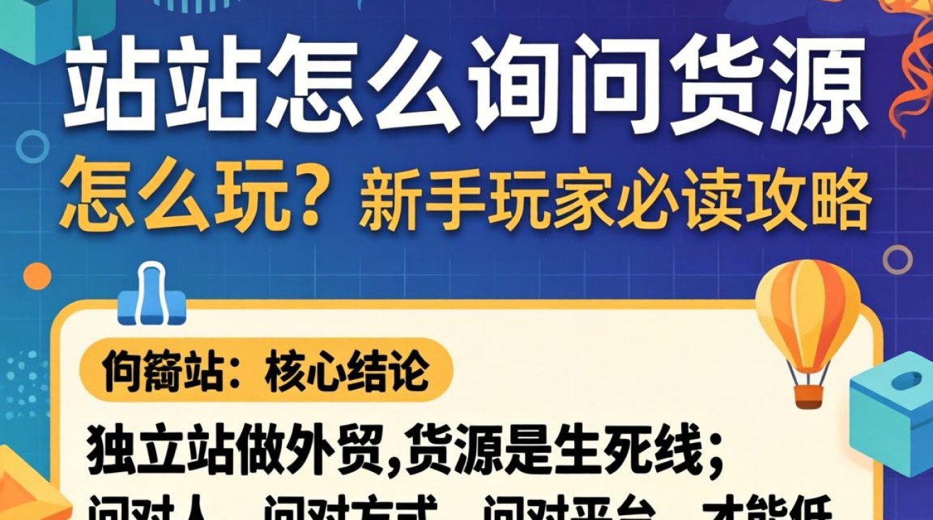 独立站怎么询问货源?独立站新手如何高效获取可靠货源 独立站新手如何高效获取可靠货源