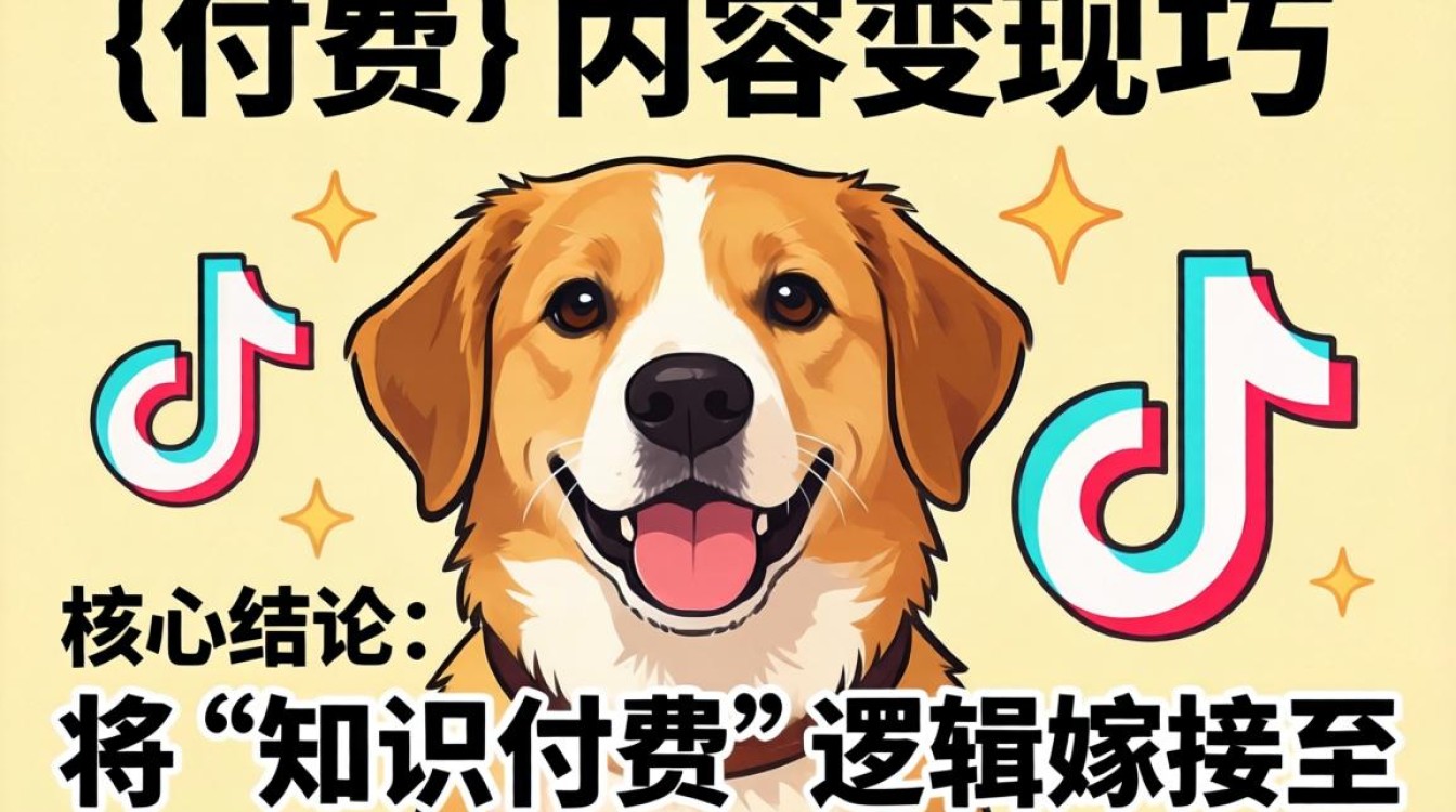 知识付费怎么做?狗狗变身TikTok内容变现技巧 狗狗变身TikTok内容变现技巧