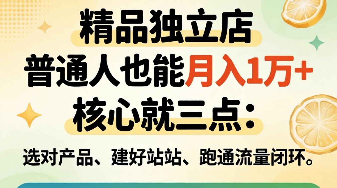 精品独立站怎么玩才能赚钱?适合普通人做的独立站赚钱方法 适合普通人做的独立站赚钱方法
