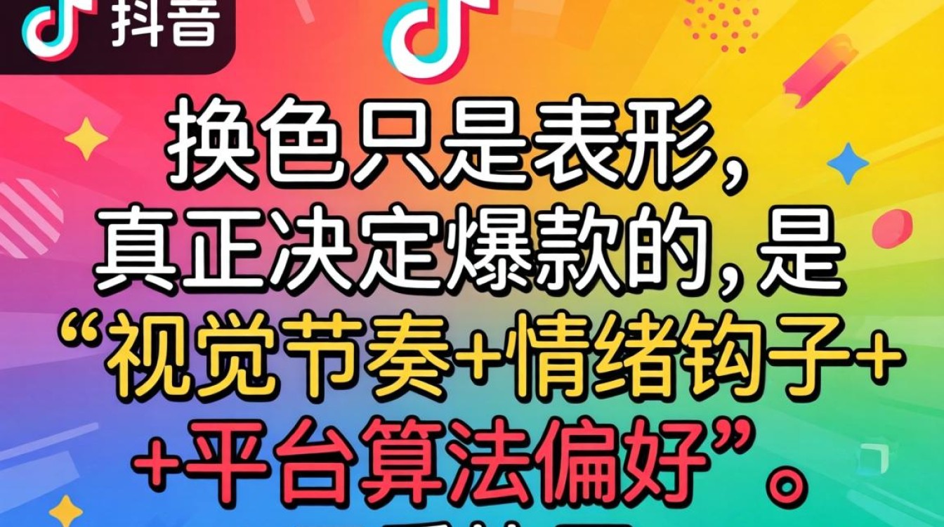抖音背景换色爆款成功套路案例解析